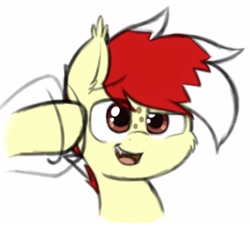 Size: 2913x2638 | Tagged: safe, artist:aaathebap, oc, oc:aaaaaaaaaaa, bat pony, crazy face, faic, meme