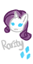 Size: 1080x2059 | Tagged: safe, artist:cui5255365, rarity, pony, unicorn, g4, :3, character name, cute, cutie mark, female, head only, horn, mare, name, raribetes, simple background, smiling, white background