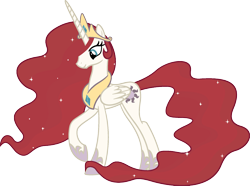 Size: 1920x1430 | Tagged: safe, princess celestia, oc, oc:fausticorn, alicorn, pony, g4, female, implied fausticorn, mare, palette swap, recolor, solo