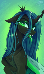 Size: 2750x4680 | Tagged: safe, artist:jsunlight, queen chrysalis, changeling, g4, solo