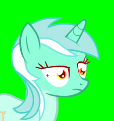 Size: 364x385 | Tagged: safe, lyra heartstrings, fighting is magic, fighting is magic aurora, g4, adobe flash, advertisement, animated, green background, meme, simple background, sitting, sitting lyra, solo