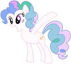 Size: 1920x1728 | Tagged: safe, pinkie pie, pony, g4, female, implied princess celestia, mare, palette swap, recolor, solo