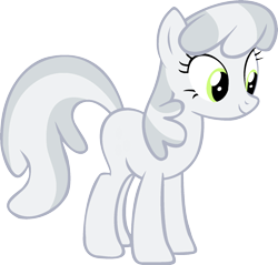 Size: 1920x1837 | Tagged: safe, cheerilee, earth pony, pony, g4, blank flank, female, full body, implied opalescence, mare, palette swap, recolor, solo, standing