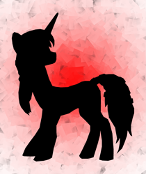 Size: 2019x2405 | Tagged: safe, alternate version, artist:rysunkowasucharia, oc, oc only, pony, unicorn, abstract background, female, horn, mare, old art, solo