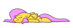 Size: 2160x831 | Tagged: safe, artist:zutcha, fluttershy, pegasus, pony, g4, cute, eyes closed, female, flat fluttershy friday, flat fuck friday, floppy ears, lying down, mare, prone, shyabetes, simple background, smiling, solo, sploot, white background