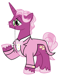 Size: 1920x2463 | Tagged: safe, fancypants, unicorn, g4, horn, implied cheerilee, male, palette swap, recolor, solo, stallion