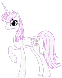 Size: 1920x2418 | Tagged: safe, oc, oc:fausticorn, alicorn, pony, female, horn, implied fleur-de-lis, mare, solo, standing