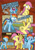 Size: 1920x2715 | Tagged: safe, artist:alexdti, artist:v-nico, fluttershy, rainbow dash, pegasus, pony, comic:how we met (italian), g4, bag, comic, dialogue, duo, duo female, female, filly, flying, foal, foaming at the mouth, folded wings, italian, lying down, on back, open mouth, partially open wings, raised hoof, saddle bag, speech bubble, spread wings, swirly eyes, talking, wings, younger