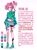 Size: 2048x2732 | Tagged: safe, artist:xian548627, pinkie pie, human, g4, chinese, humanized, reference sheet, simple background, solo, text, translated in the comments, white background