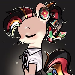 Size: 1959x1959 | Tagged: safe, artist:kari_izuchi, oc, oc only, oc:han mari, earth pony, pony