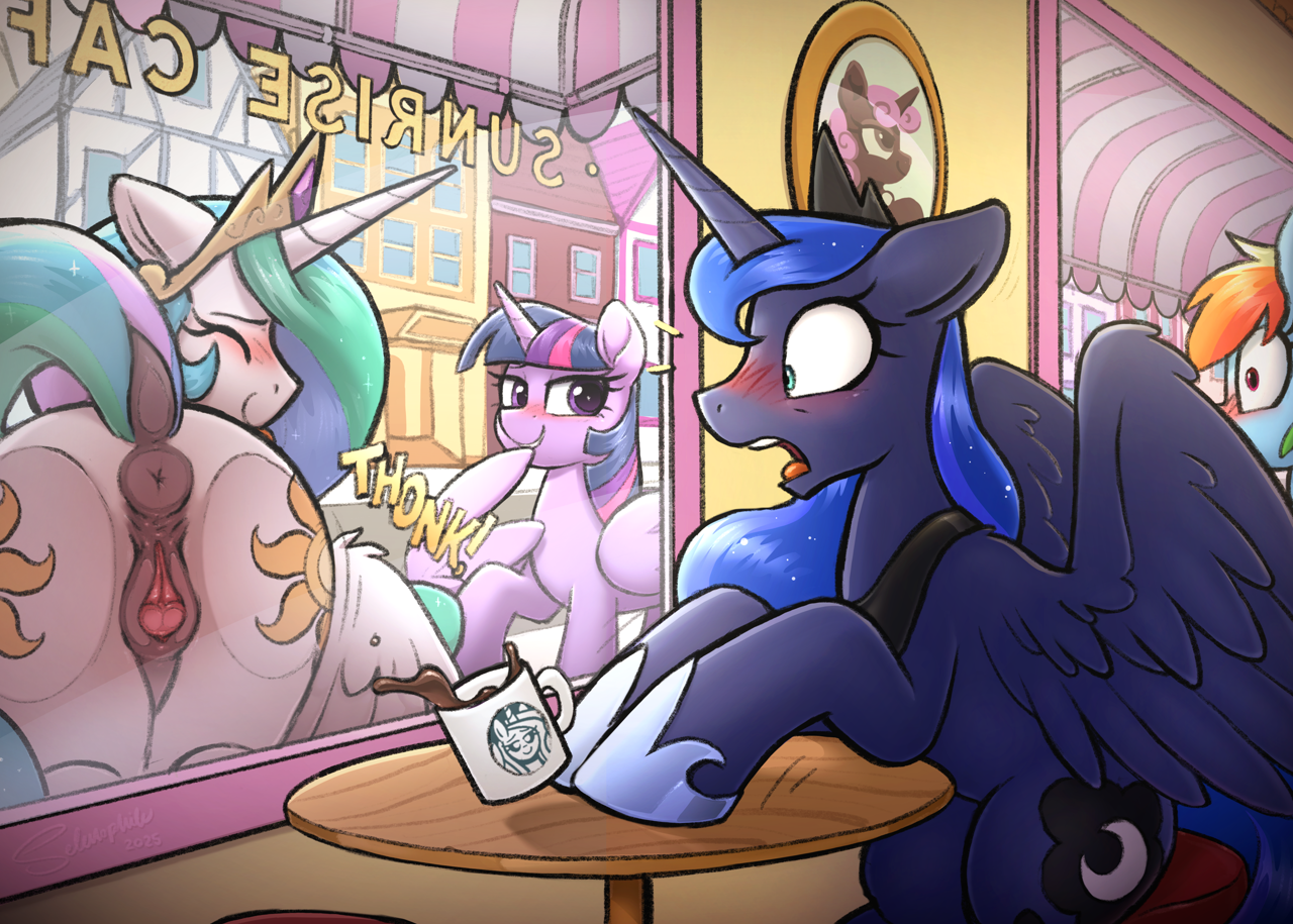 Princess celestia and princess luna twilight sparkle porn comic