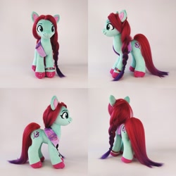 Size: 2000x2000 | Tagged: safe, artist:larsen toys, jazz hooves, earth pony, pony, g5, bracelet, female, irl, jewelry, mare, multiple views, photo, plushie, pony plushie, solo