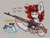 Size: 1007x774 | Tagged: safe, artist:reddthebat, oc, oc only, oc:noot, oc:reddthebat, bat pony, earth pony, pony, bat pony oc, bust, chest fluff, crying, duo, duo female, eyes closed, female, gun, hoof hold, hoof-trigger, hoofgun, mare, ocular gushers, rifle, unshorn fetlocks, weapon
