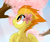 Size: 1800x1500 | Tagged: safe, artist:notadeliciouspotato, spitfire, pegasus, pony, g4, bust, cherry blossoms, crepuscular rays, cute, cutefire, female, flower, flower blossom, flower on ear, happy, looking up, mare, signature, sky, smiling, solo, spread wings, tree, wings