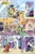 Size: 1200x1845 | Tagged: safe, artist:natalie haines, idw, zipp storm, earth pony, pegasus, pony, g5, my little pony: case of the missing puff, official, balloon, cake, comic, food, unnamed character, unnamed pony