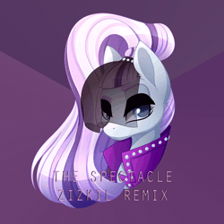 Size: 1400x1400 | Tagged: safe, artist:scarlet-spectrum, artist:zizkil, coloratura, pony, g4, 2018, electro house, electronic, house (music), lossless transcode, music, remix, show tune remix, sound, sound only, the spectacle, vocal samples, vocals, webm