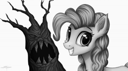 Size: 2488x1400 | Tagged: safe, alternate version, artist:energytone, artist:setharu, pinkie pie, earth pony, pony, g4, 2017, acoustic, cover, laughter song, lossless transcode, music, no vocals, pop punk, rock (music), show tune cover, sound, sound only, webm