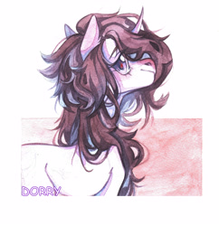 Size: 4082x4210 | Tagged: safe, artist:dorry, oc, oc only, pony, aquarelle, traditional art, watercolor painting