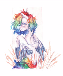 Size: 4082x4911 | Tagged: safe, artist:dorry, oc, oc only, pony, aquarelle, traditional art, watercolor painting