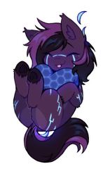 Size: 404x645 | Tagged: safe, artist:flixanoa, oc, oc only, oc:plexa, earth pony, pony, :p, body markings, dock, ear fluff, earth pony oc, eyebrows, eyebrows visible through hair, eyes closed, facial markings, floating hair, shiny mane, shiny tail, simple background, tail, three toned mane, three toned tail, tongue out, transparent background, unshorn fetlocks