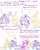 Size: 4779x6013 | Tagged: safe, artist:adorkabletwilightandfriends, moondancer, starlight glimmer, twilight sparkle, alicorn, comic:adorkable twilight and friends, g4, adorkable, adorkable twilight, clothes, comic, cute, dork, drink, funny, humor, magic, online, reddit, shirt, slice of life, smiling, smoothie, t-shirt, tablet, twilight sparkle (alicorn)