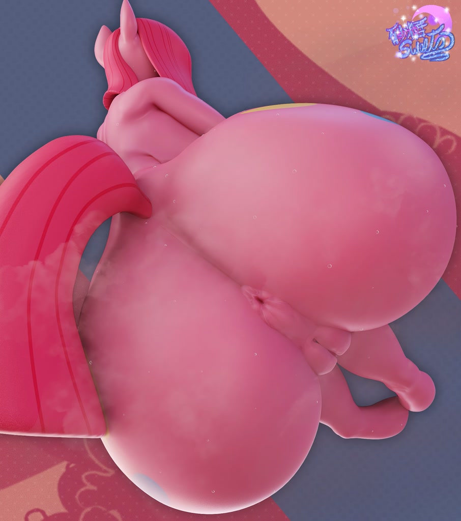 3578506 - explicit, artist:satosweetsss, pinkie pie, anthro, unguligrade a...