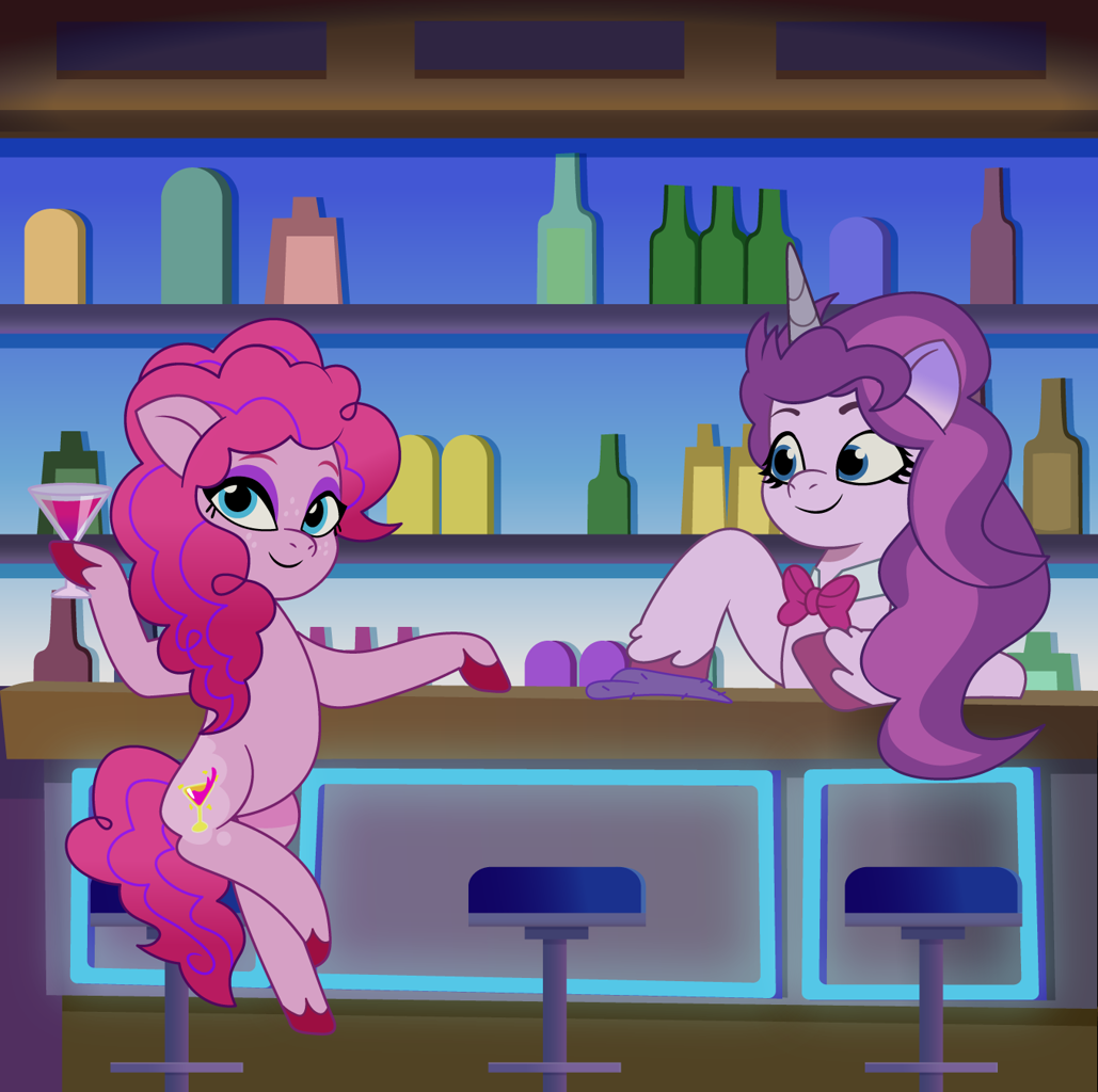 Mlp Pepper #3590305 - safe, artist:prixy05, oc, oc only, oc:gemme, oc:pepper pink ...