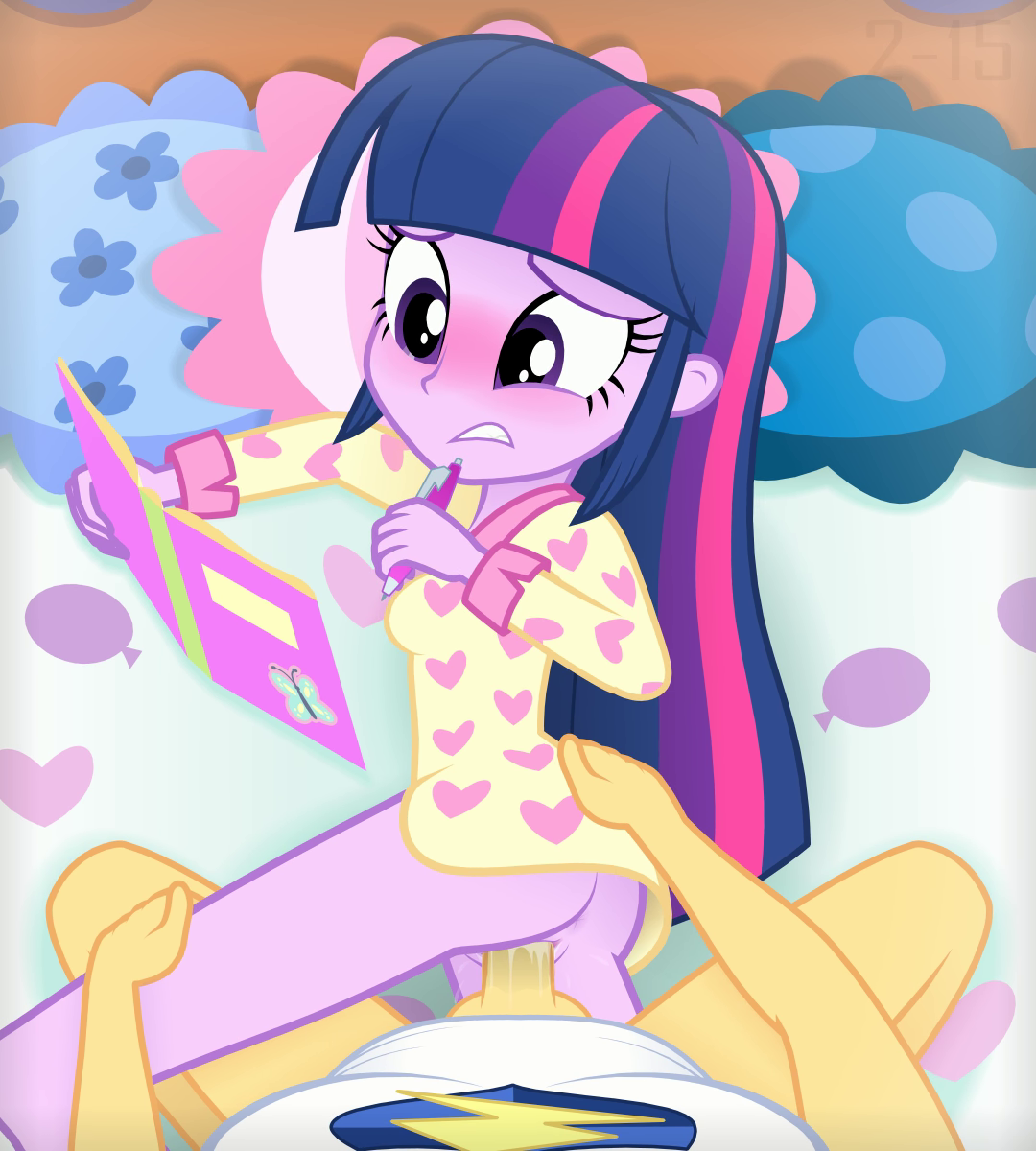 3593671 - explicit, artist:randomtriples, artist:randomtriples full-size,  flash sentry, twilight sparkle, human, equestria girls, g4, my little pony  equestria girls: rainbow rocks, adorasexy, animated, ashamed, ass, balls,  bed, bottomless, bouncing ...