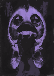 Size: 1440x2000 | Tagged: safe, artist:egil, nightmare moon, alicorn, pony, g4, authority, bust, disco elysium, fangs, female, helmet, limited palette, looking at you, mare, solo, style emulation