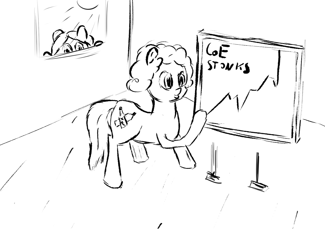 #3624974 - safe, artist:pholed, oc, oc:big brain brandon, pony - Derpibooru