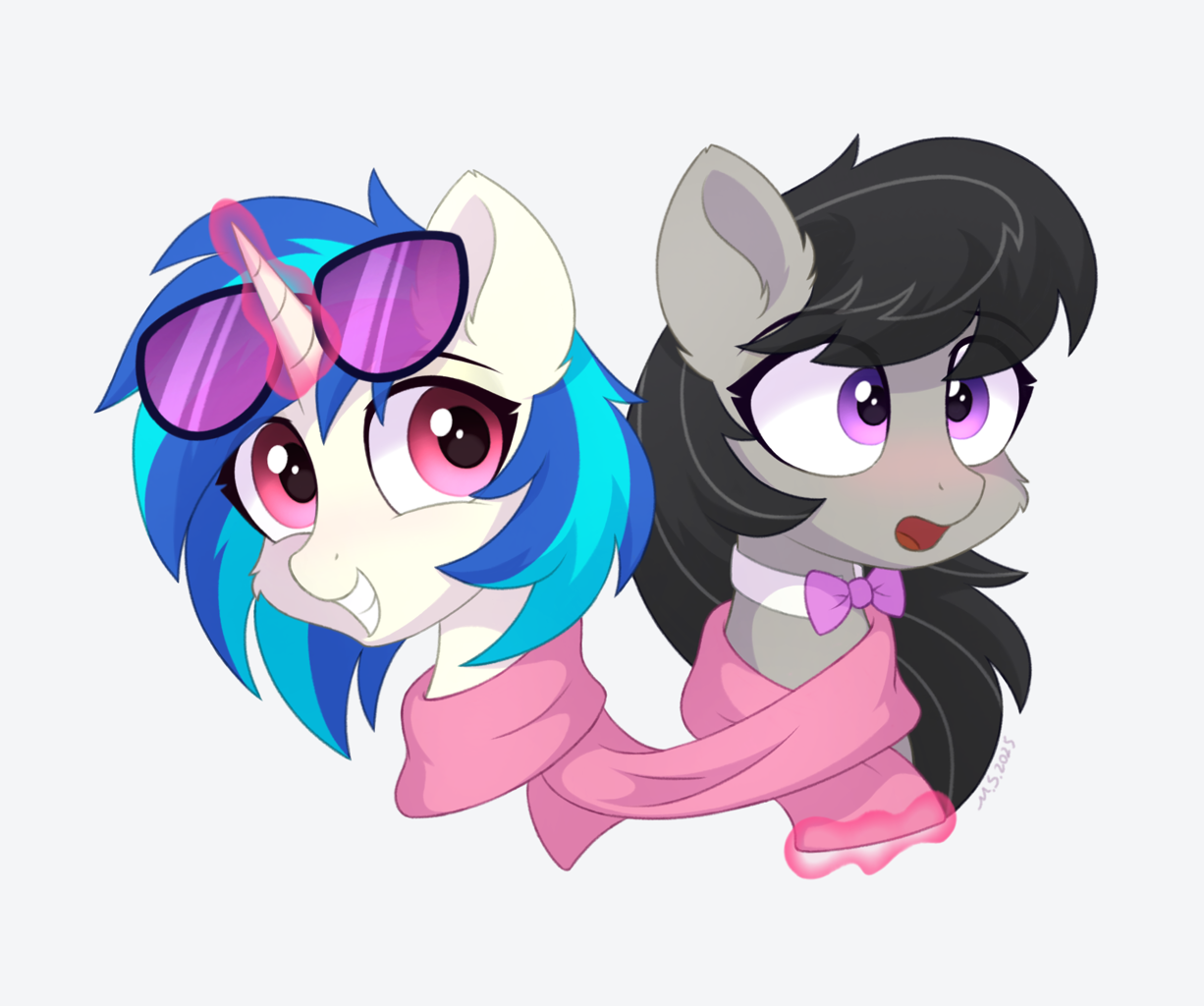 3675796 - safe, artist:mercurysparkle, dj pon-3, octavia melody