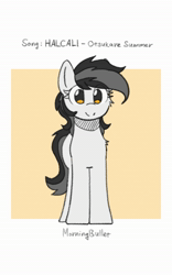 Size: 1000x1600 | Tagged: safe, artist:morningbullet, oc, oc only, oc:noot, earth pony, pony, animated, animation meme, bouncing, butt shake, c:, cheek fluff, chest fluff, cute, dancing, extended trot pose, eyes closed, featured image, female, frame by frame, halcali, headbob, heart, japanese, japanese audio, lineart, mare, missing cutie mark, monochrome, music, ocbetes, open mouth, otsukare summer, raised hoof, raised leg, simple background, sketch, smiling, solo, sound, standing on two hooves, text, weapons-grade cute, webm