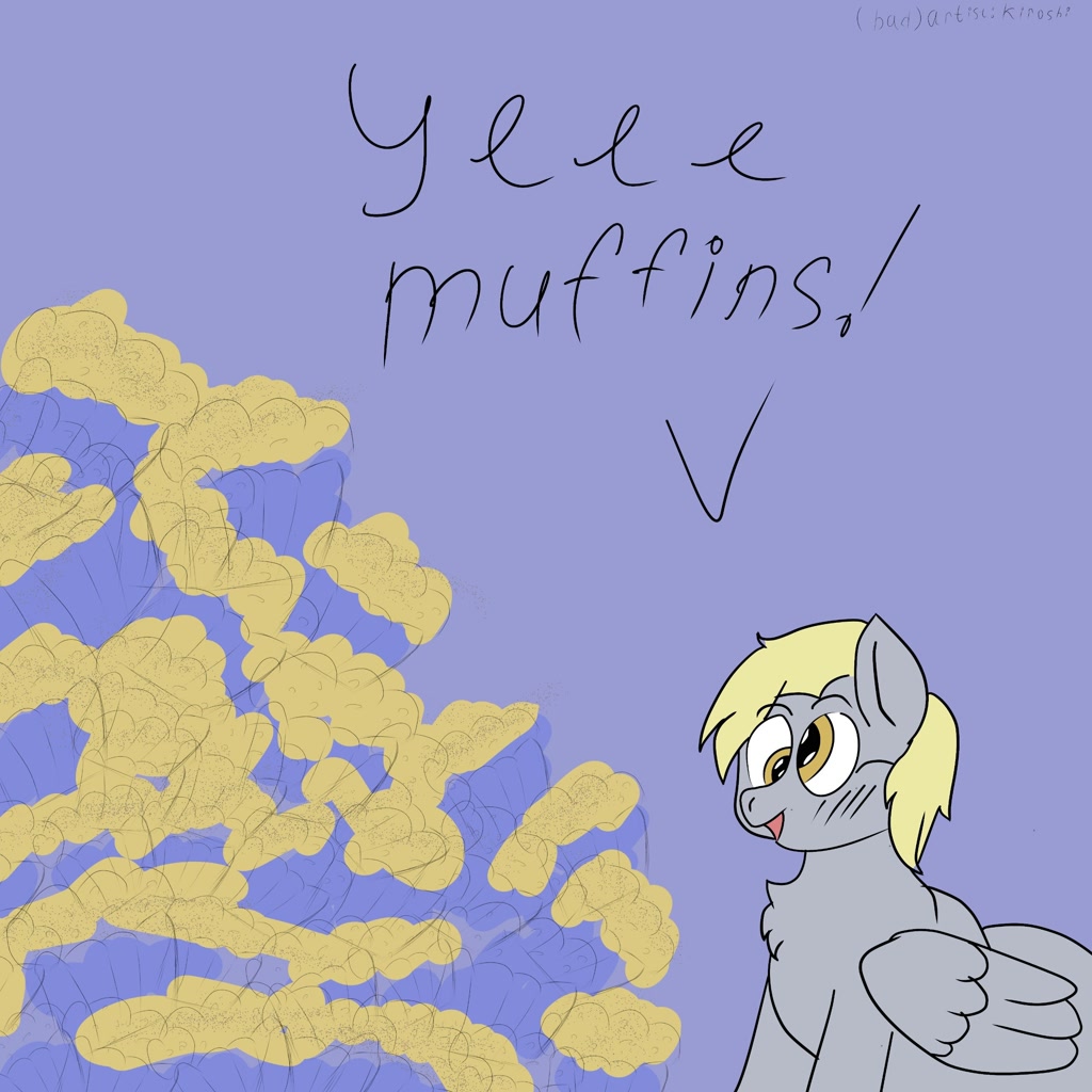 #3818641 - safe, artist:kiroshi, derpy hooves, pegasus, pony, g4 ...