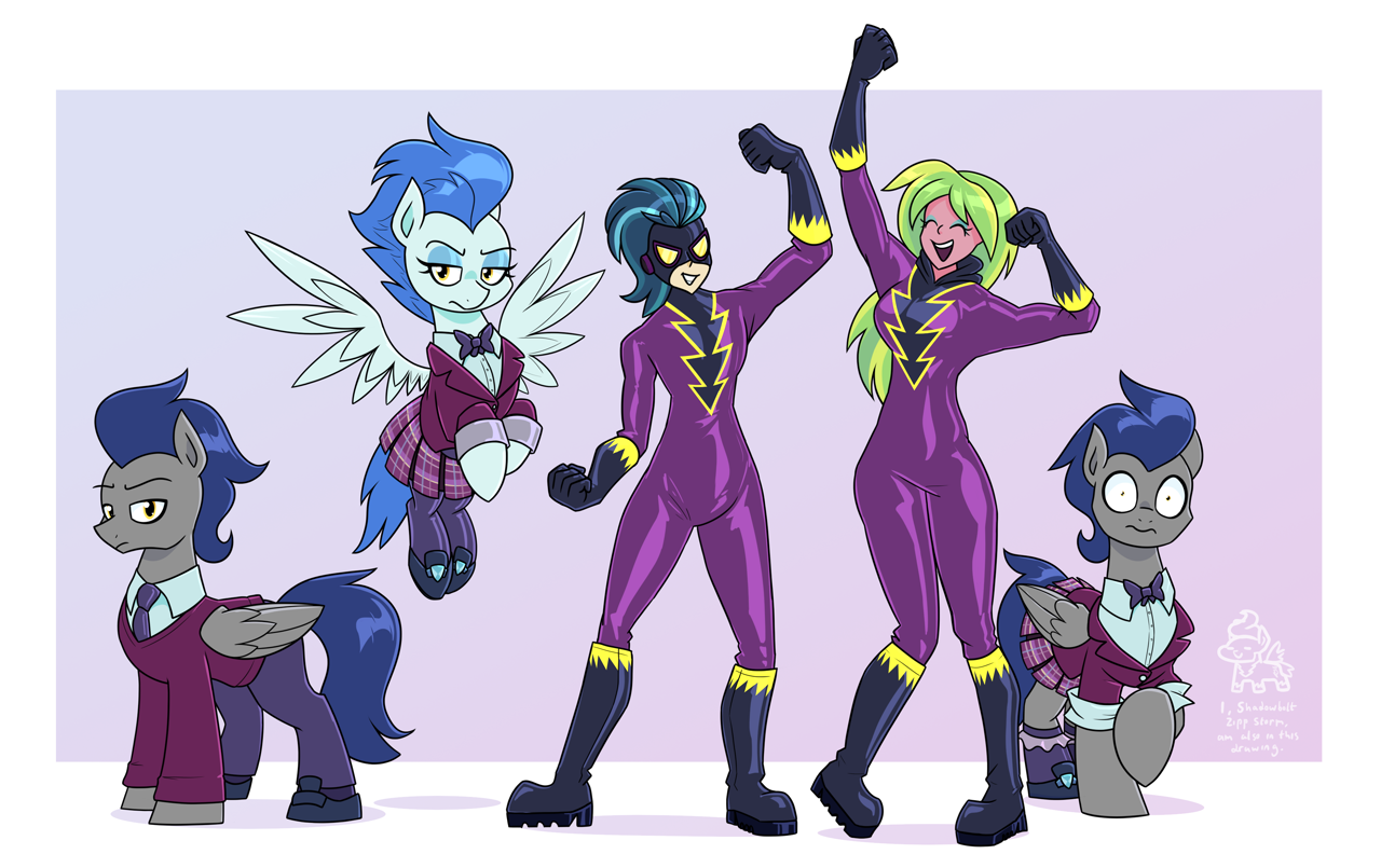 Random Uniform Code #3902213 - safe, artist:moonatik, descent, indigo zap, lemon zest ...