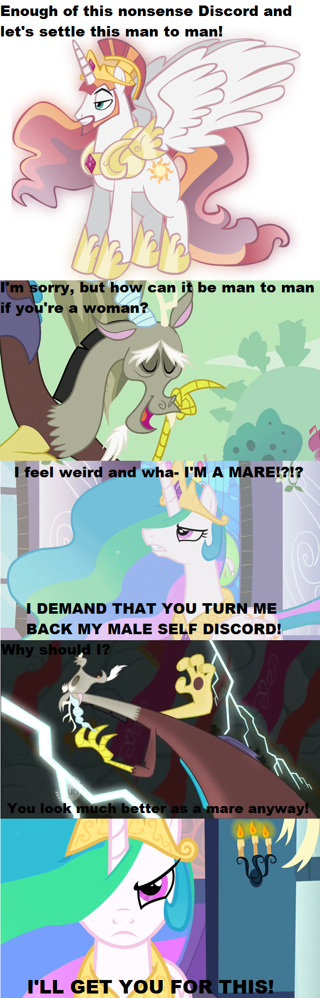 #114326 - safe, discord, princess celestia, prince solaris, rule 63 ...