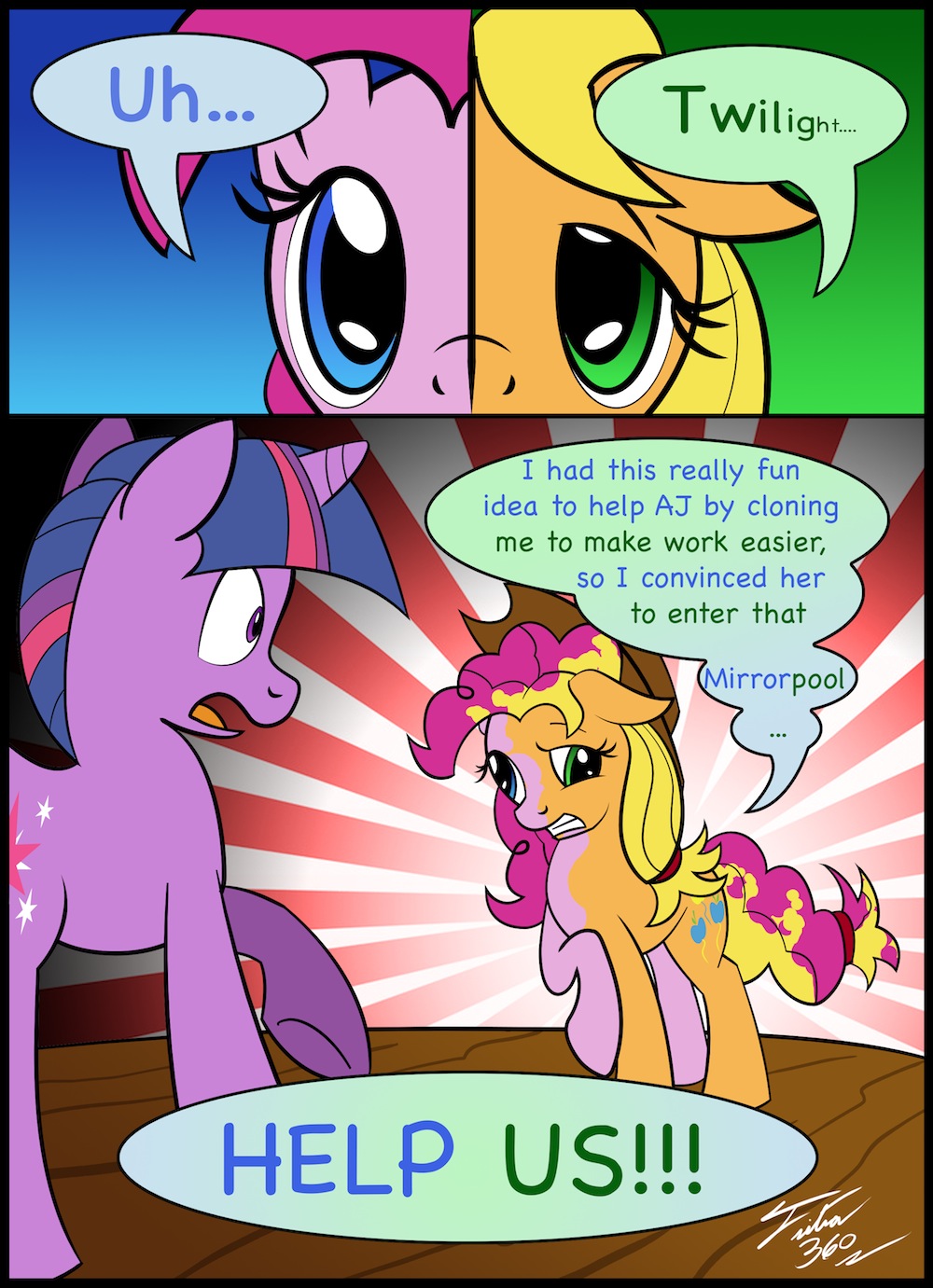 156073 safe, artisttsitra360, applejack, pinkie pie, twilight