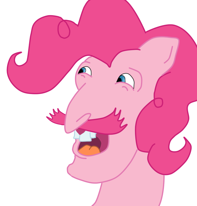 156823 safe, pinkie pie, facial hair, meme, moustache, nigel