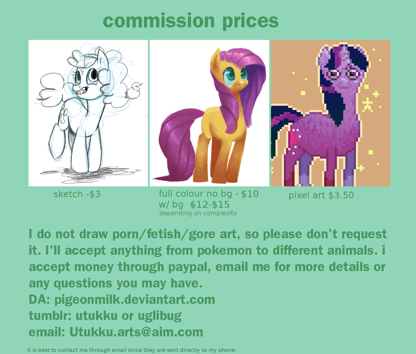 Safe Artist Eg Commission Commission Info Derpibooru