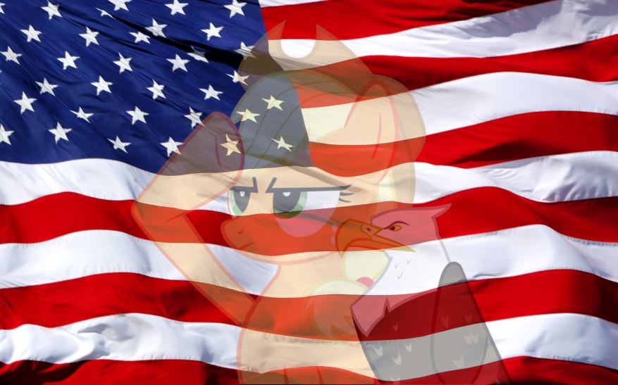 175873 Safe Applejack Bald Eagle Eagle American Applejack American Flag Amerijack Flag 9167