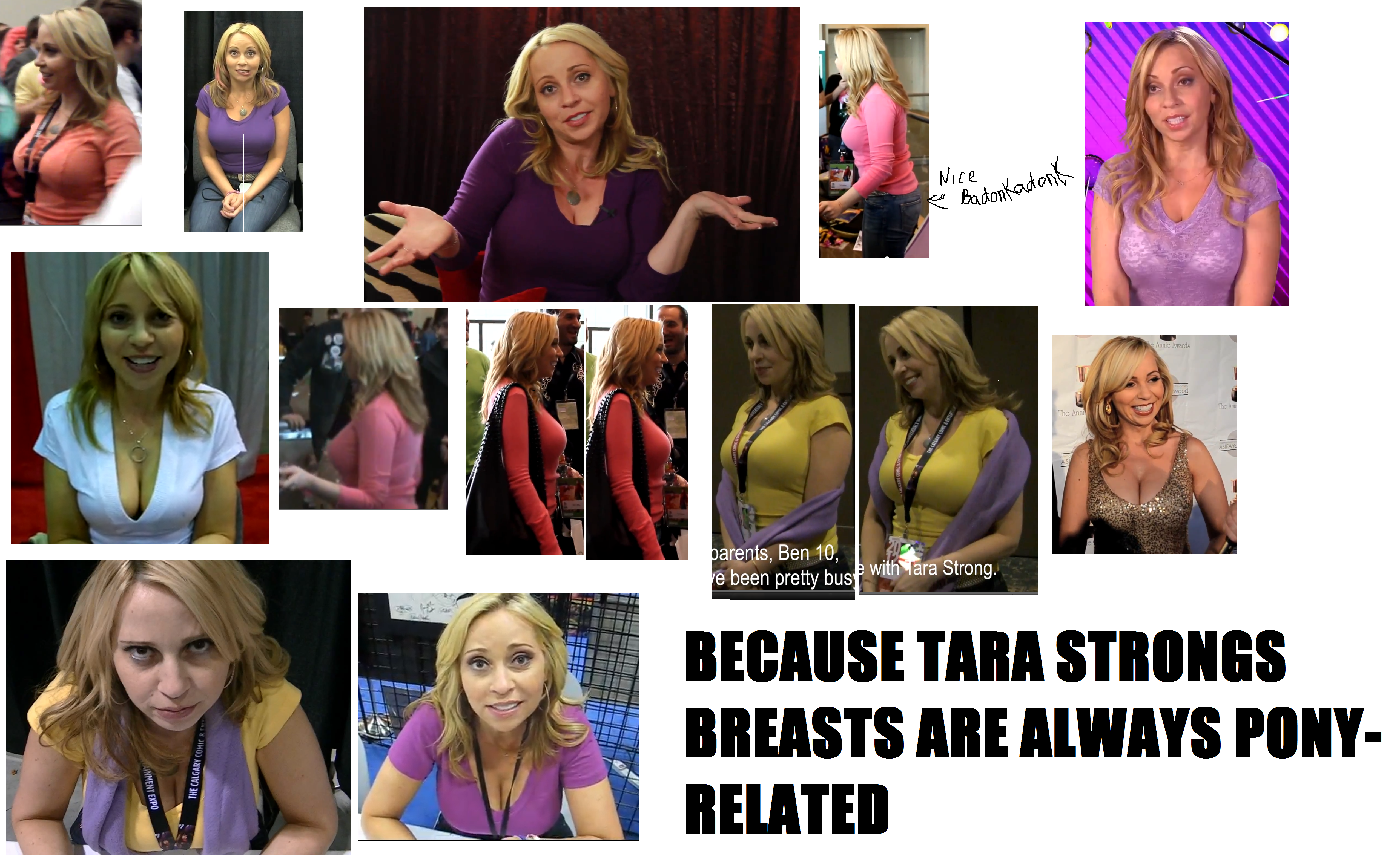 Strong breasts tara Tara Strong's. 