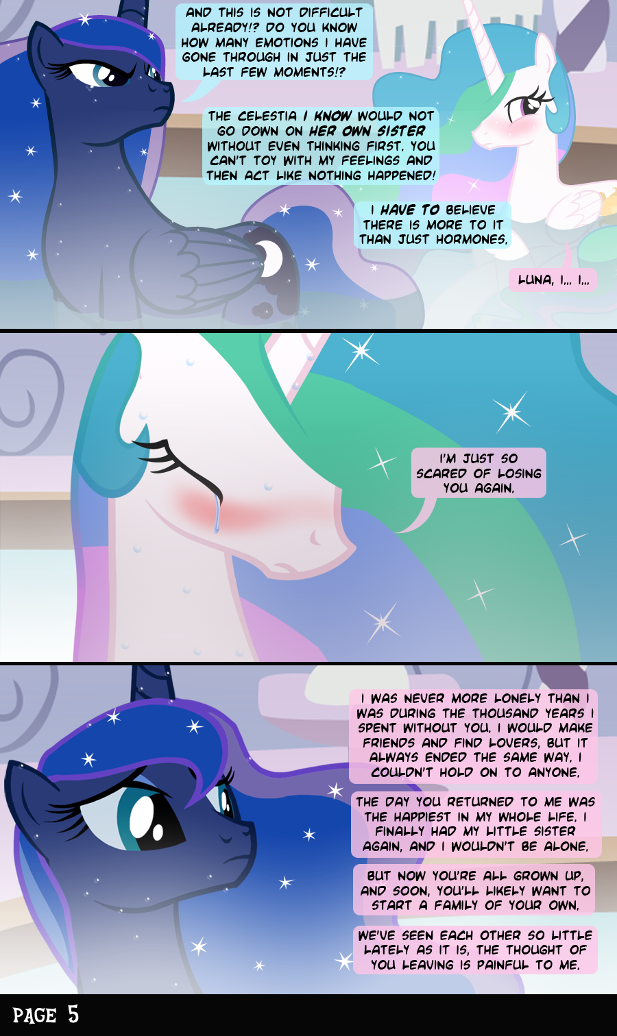 Luna celestia porn comic