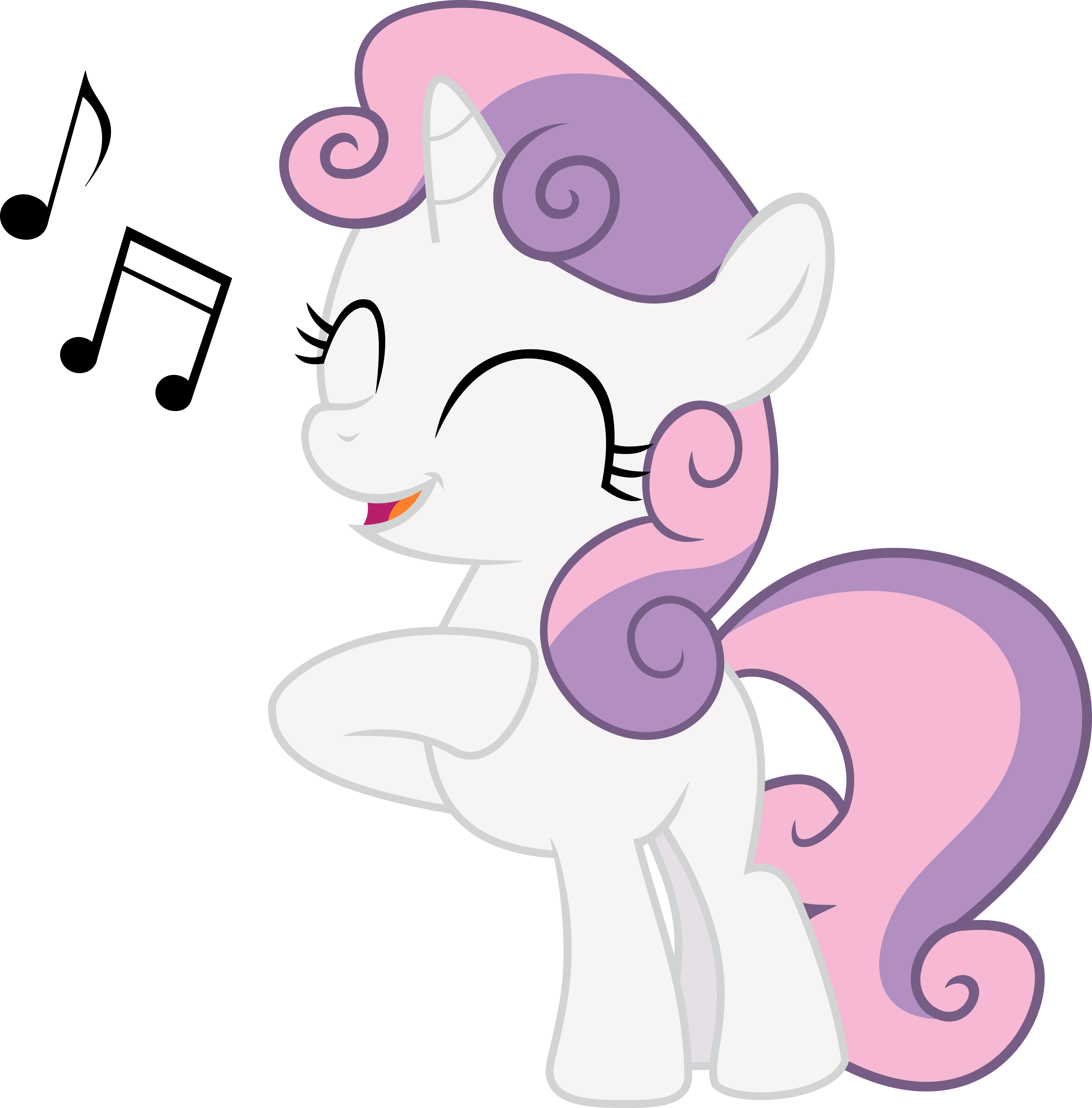 Sweetie Belle Thinking