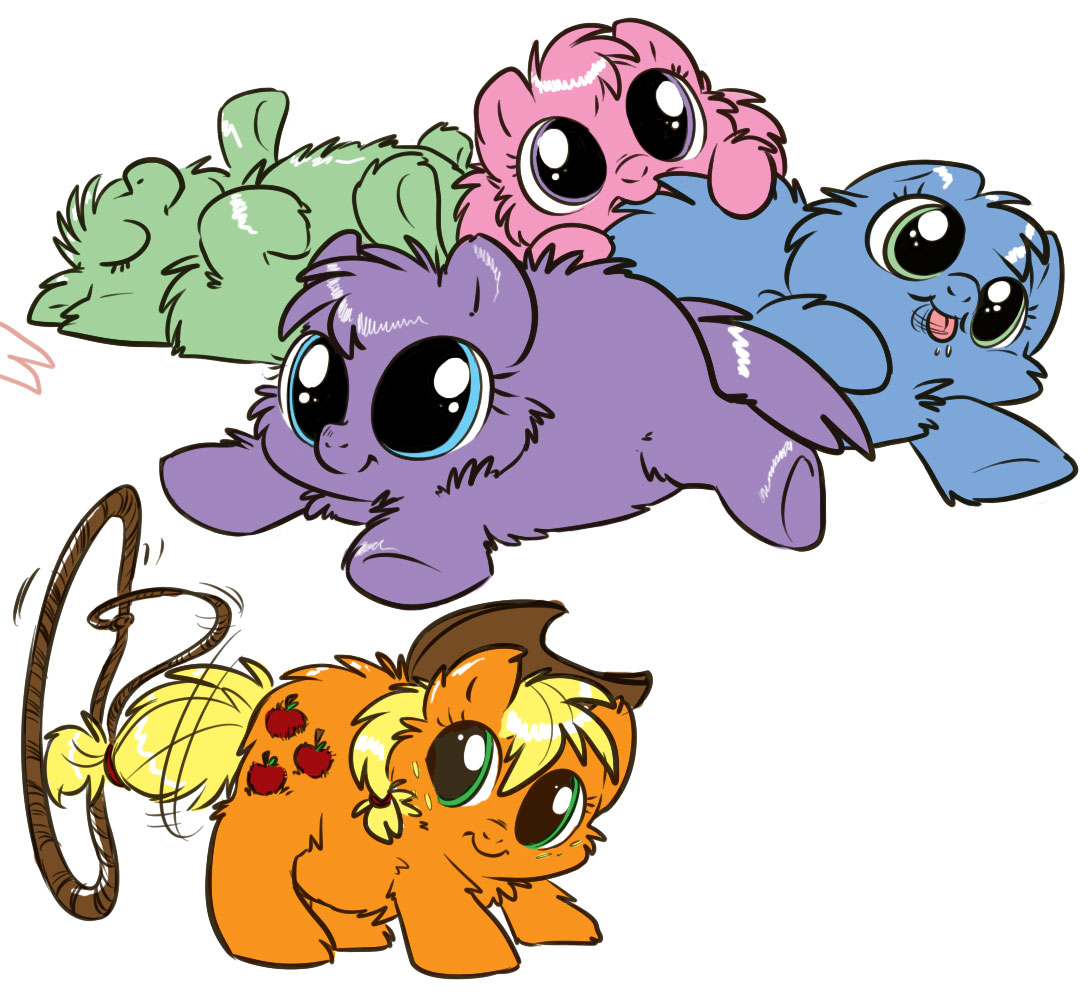 Fluffy ponies