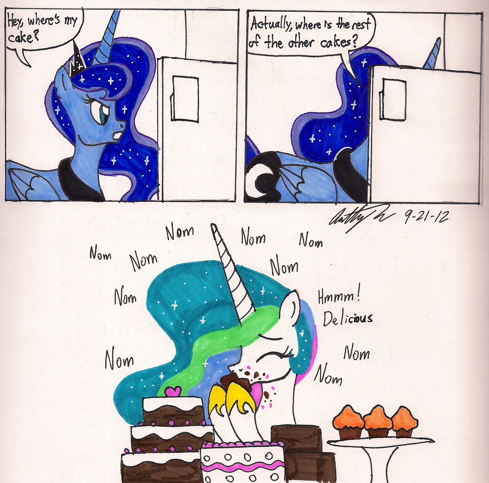 Cake tag: princess luna - CakesDecor
