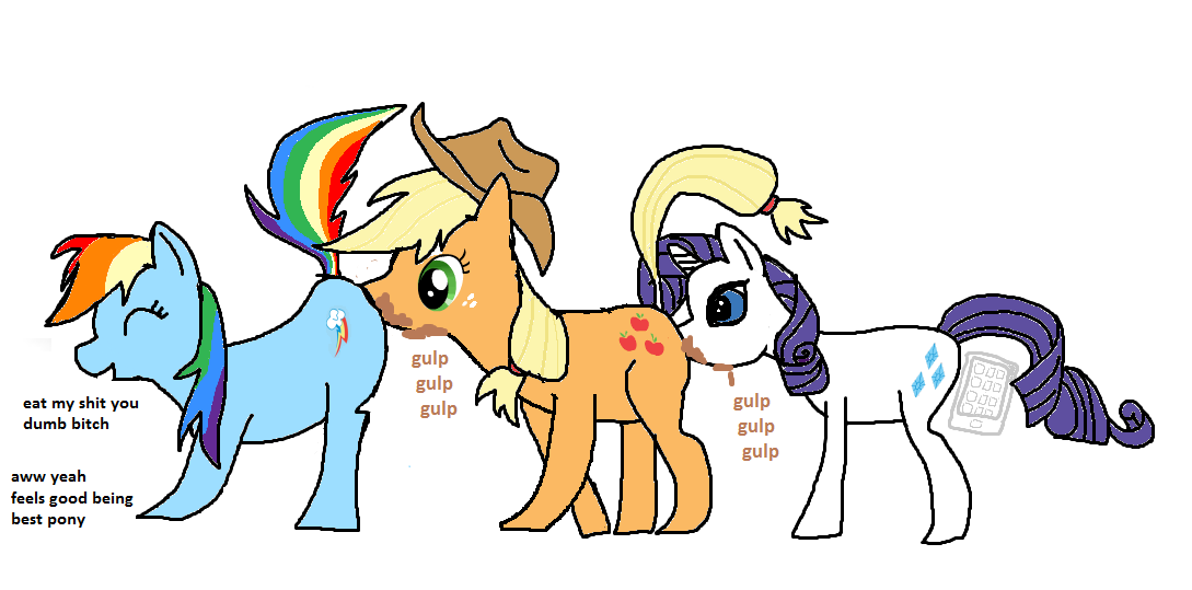 Mlp Rarity Poop #217573 - artist needed, questionable, applejack, rainbow dash, rarity ...