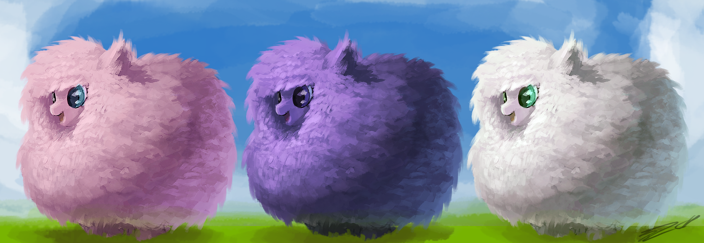 диван fluffy and puffy