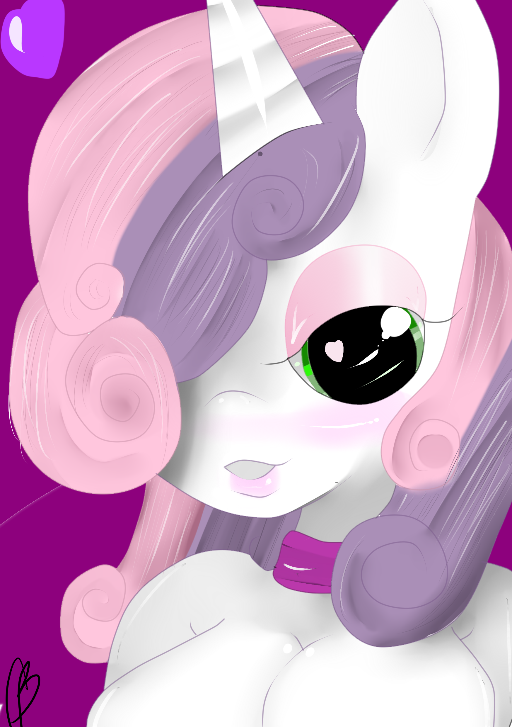 Sweetie Belle Thinking