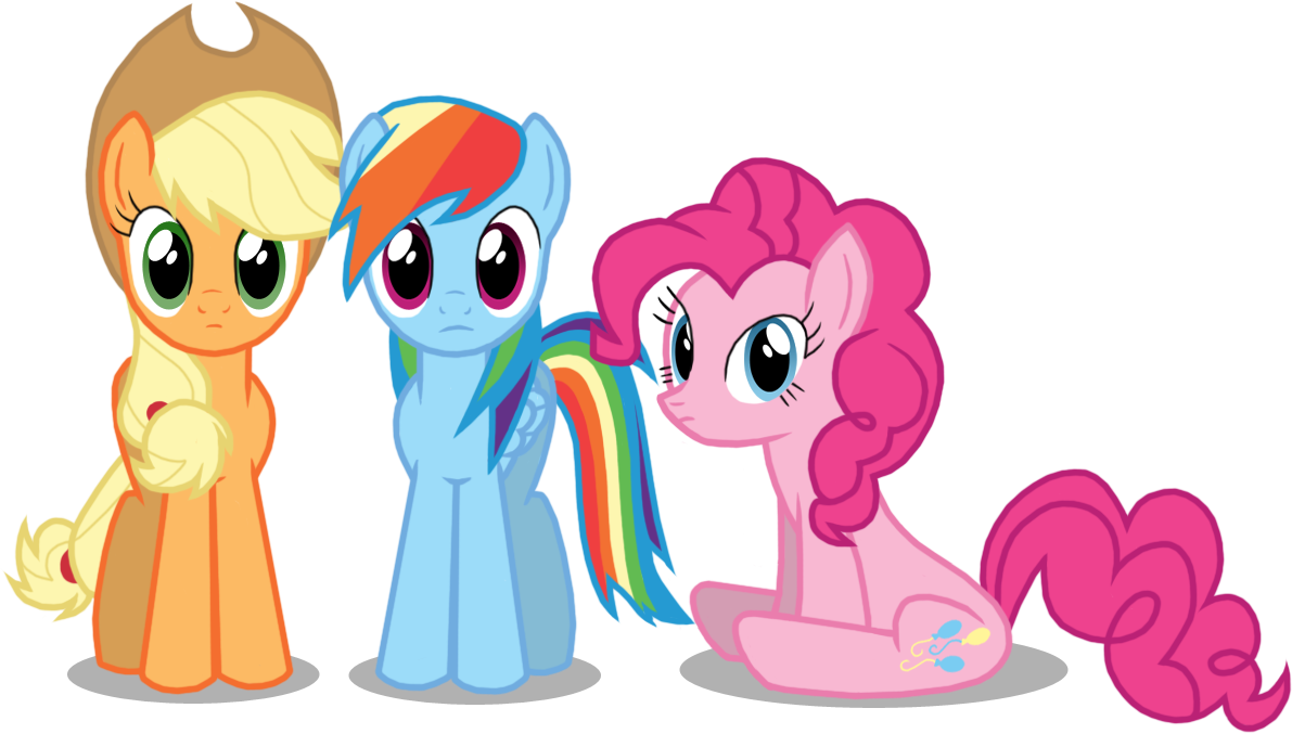 Safe Artist Thelastgherkin Applejack Pinkie Pie Rainbow Dash Derpibooru