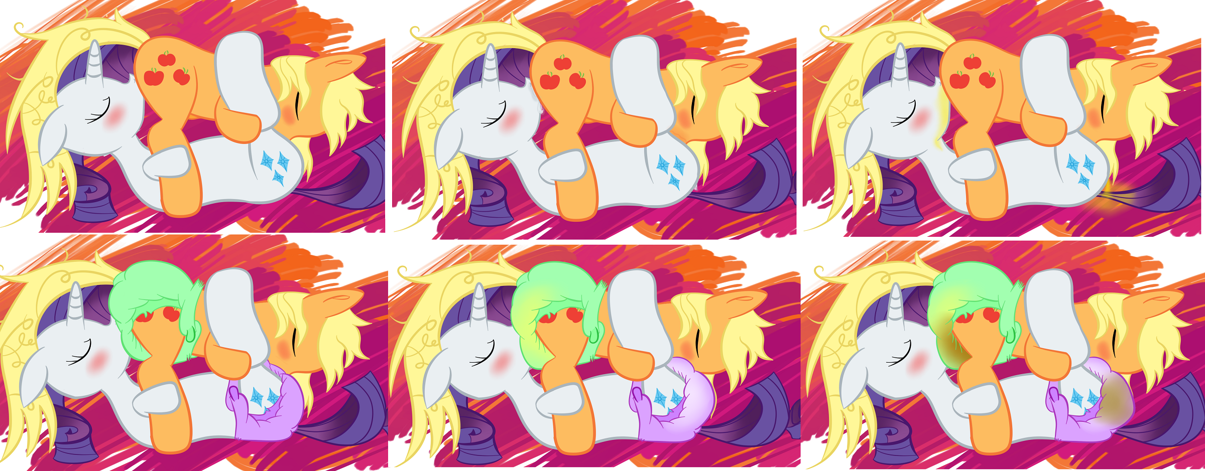 357961 - explicit, artist:stargrazer, applejack, rarity, earth pony, pony,  unicorn, g4, 69 position, diaper, diaper fetish, female, lesbian, messy,  messy diaper, non-baby in diaper, oral, sex, ship:rarijack, shipping,  urine, vaginal secretions ...