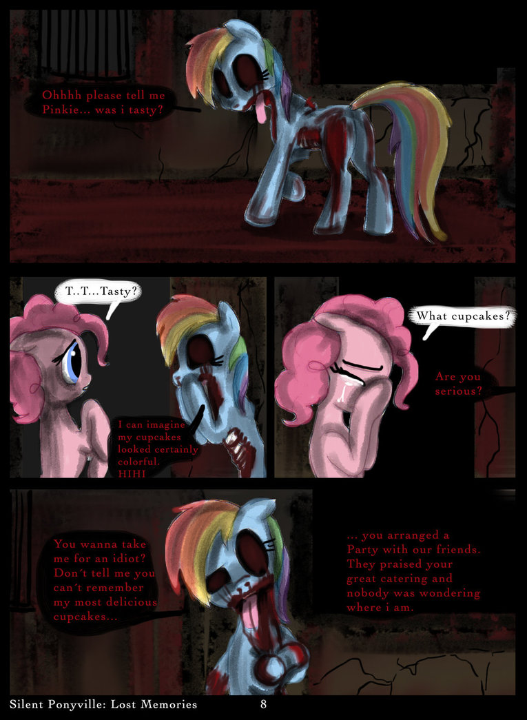 Диагноз комикс. MLP крипипаста Silent Ponyville комикс. Silent Ponyville Lost Memories комикс. Комикс Silent Ponyville 2.